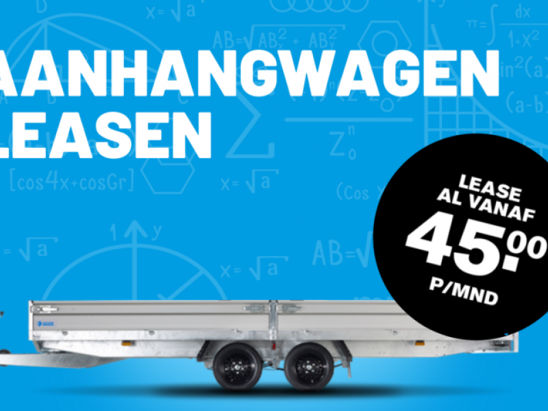 Aanhangwagen leasen